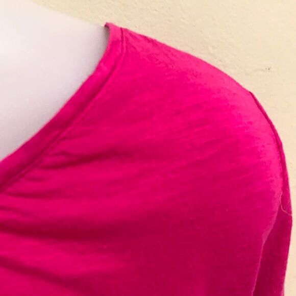 Ann Taylor Loft pink long sleeve top, S - Picture 3 of 7